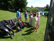 Tauchaktion im Burkhardtsdorfer Freibad