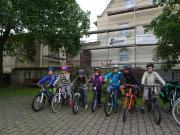 mit dem Mountainbike quer durch den Abtwald