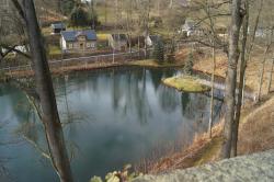 Schlossteich des Schlosses Purschenstein