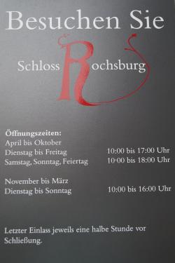 Schloss Rochsburg, Öffnungszeiten