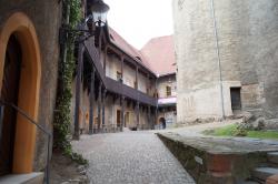 Blick in den Burghof