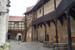 Blick in den Burghof