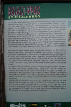 Erläuterung Basalt-Pfad Scheibenberg