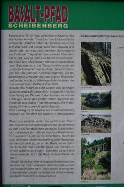 Erläuterung Basalt-Pfad Scheibenberg
