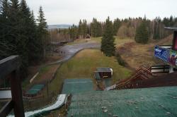 Blick von der Jugendsprungschanze Scheibenberg