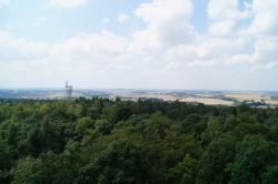 Aussicht vom Aussichtsturm auf dem Rochlitzer Berg