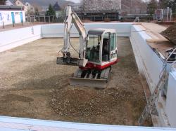 Hochwasserschadensbeseitigung Freibad Burkhardtsdorf
Foto: April 2014