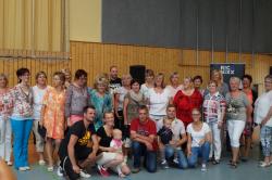 Typisierung am 30.06.2016 in der Eurofoam arena Burkhardtsdorf
1. Reihe: Familie und DJ Ric von Stereoact
2. und 3. Reihe: Frauen vom Chor "viva la Music" und DJ Rixx von Stereoact