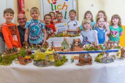 Kinder der Burkhardtsdorfer Kindertagesstätte "Mühlbergzwerge"